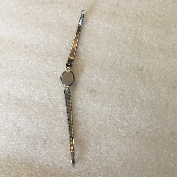 14k gold plated Benrus watch & 1/20 10K gf band main image 7